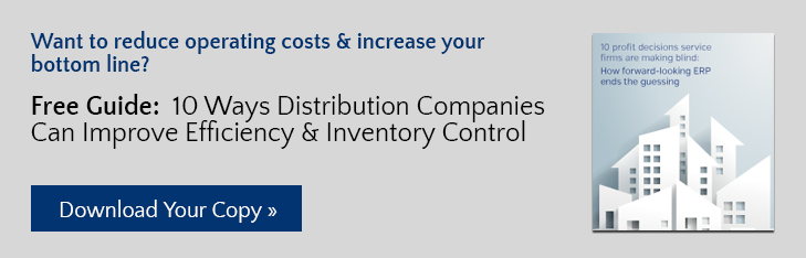 ERP software can improve wholesale distribution organization