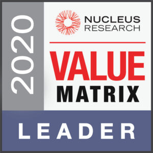 2020 Nucleus Research Value Matrix Leader