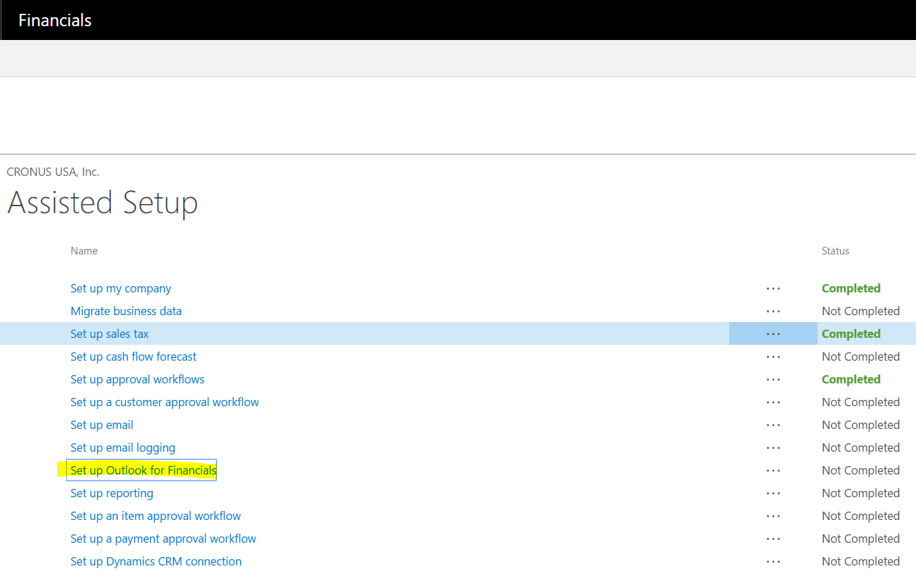 dynamics 365 for financials