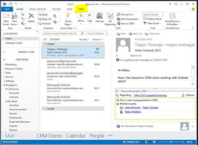 Dynamics 365 CRM