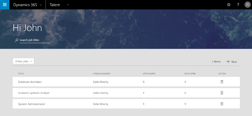 microsoft dynamics for talent