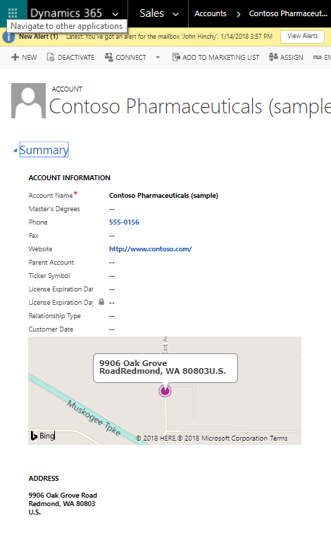 dynamics 365 for sales