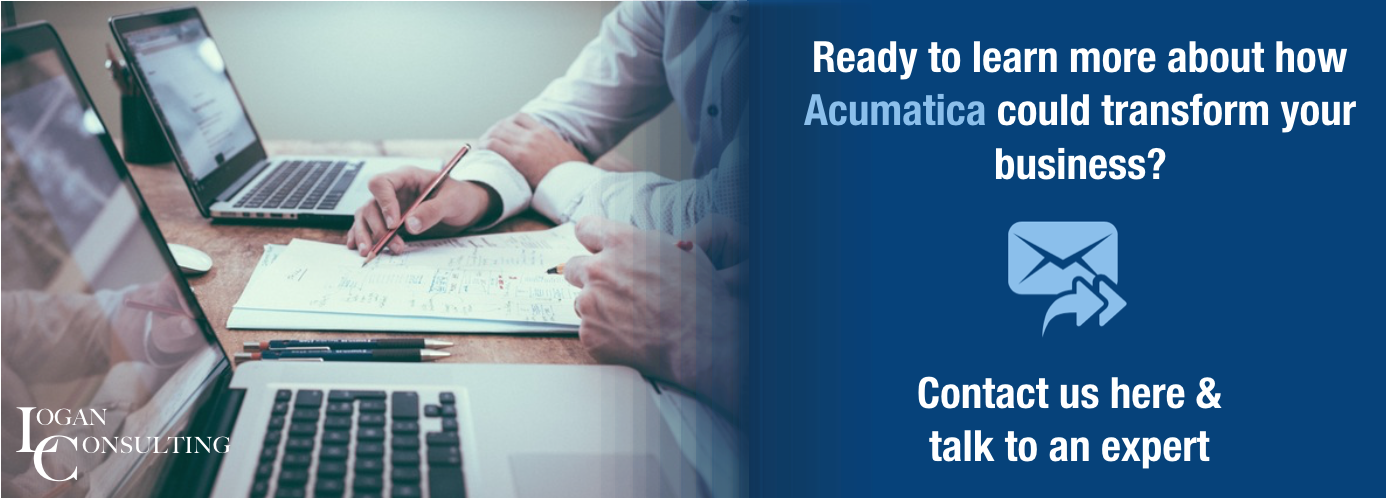 Contact Logan Consulting for an Acumatica Quote