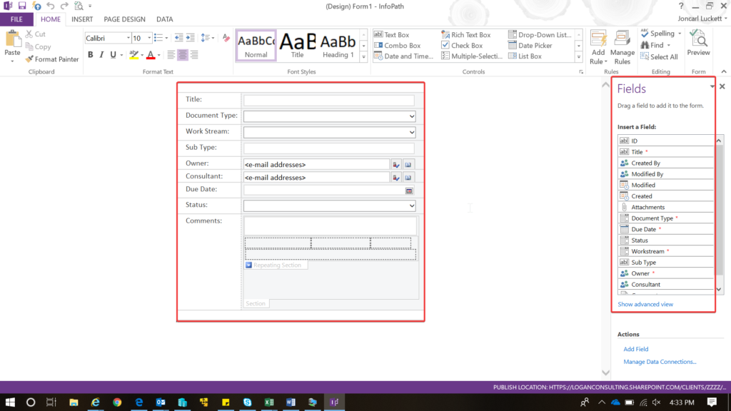 Editing A List In SharePoint - Logan Consulting