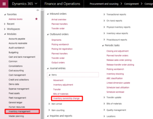 Vendor Consignment in Dynamics 365 for Finance and Operations - Logan ...