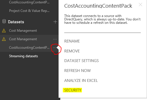 How to Set Up Security for the Cost Accounting Analysis Power BI Content in Dynamics 365 Finance