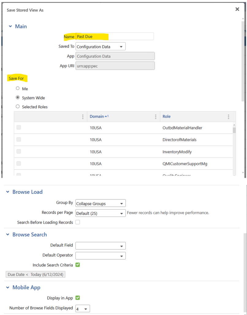 Adjusting Views in AUX - Logan Consulting